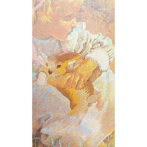 Vintage Simplicity Stitchery Crewel Embroidery Kit Jordan's Spring Rabbit 05009 - Picture 4 of 5